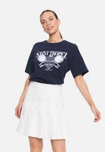 Футболка с принтом JESICASZ Saint Tropez, темно-синий