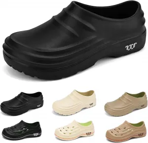 Сабо кухонные противоскользящие маслостойкие с поддержкой свода стопы Baimiu, черный