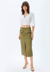 Юбка-карандаш MIDI Koton, хаки