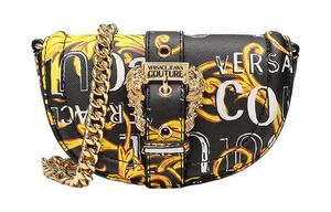 VERSACE JEANS COUTURE Полиэстеровая клатч-цепь женская сумка через плечо