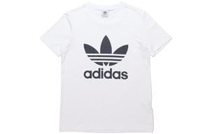 Футболка с трилистником женская белая Adidas Originals