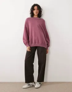 Темно-фиолетовый пуловер с черепахой Free People Palm Springs