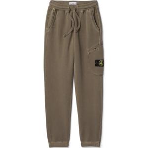 Джерси хлопковые спортивные штаны STONE ISLAND, коричневый