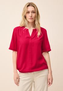 Блуза SPLIT NECK Cecil, металлик красный