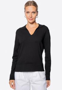 Поло WITTCHEN V-AUSSCHNITT, Black