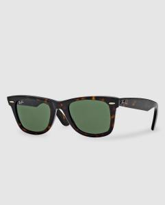 Зеленые солнцезащитные очки Wayfarer Ray-Ban, коричневый