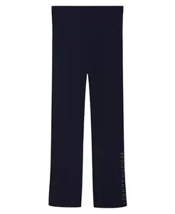 Девчачьи йога-штаны с отворотом 7-16 Tommy Hilfiger, синий