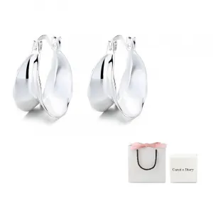 CARAT'S DIARY Серьги из стерлингового серебра 925 пробы для женщин