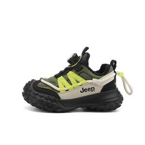 Детские повседневные кроссовки Kids Jeep, черно-красно-фиолетовые, хлопковый состав