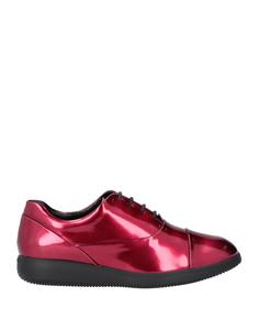 Туфли на шнуровке Hogan, гранат