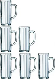 Кружка для пива Minden 330 мл, линия наполнения 0,250 мл - упаковка из 6 бутылок Arcoroc