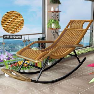 FANCYCHIC Кресло-качалка из ротанга, стандартная модель, цвет gold, в комплекте маска для сна