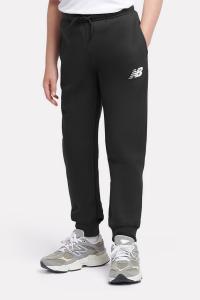 Спортивные брюки с логотипом и зачесом назад для мальчиков New Balance, черный