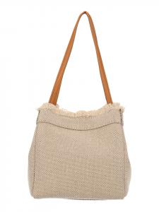 Usha Женская сумка-ведро цвета слоновой кости