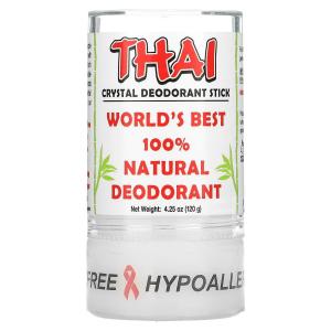 Thai Deodorant Stone Шариковый дезодорант Тайский Кристалл 4.25 унций (120 г)
