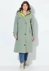 Функциональное классическое пальто со съемным капюшоном Laurasøn, Matte Olive
