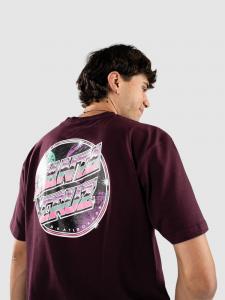 Футболка Santa Cruz Chrome Space Dot T-Shirt, blackcurrant
