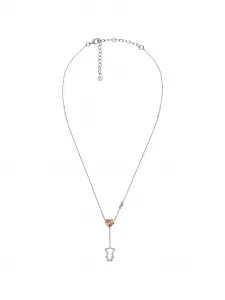 Кулон в виде Медведя из манги Emporio Armani, серебряный