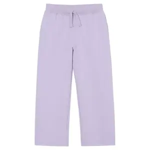 Широкие трикотажные брюки для девочек 2-16 лет Lands' End, цвет pastel lilac