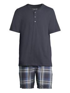 Пижама Schiesser Night & Home, темно-синий