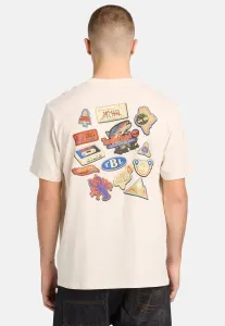 Футболка с магнитом на спине и графическим принтом. Timberland, Natural