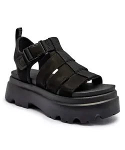 Сандалии из кожи Cora Ugg, черный