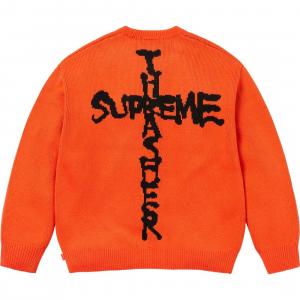 Толстовка Thrasher FW24 Supreme, оранжевый