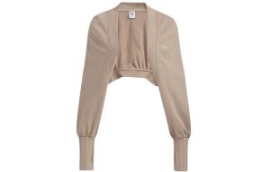 Женское укороченное пальто Adidas Originals, цвет Brown/Gray