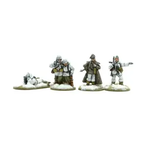 Немецкий штаб-квартира Heer (зима), Bolt Action - German - Heer (28mm)