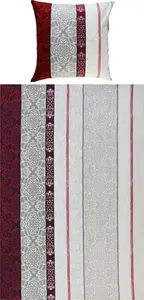 Постельное белье , бордовое, 1x 155x220 см + 1x 80x80 см REDBEST