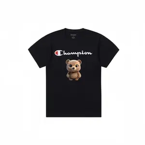 Футболка унисекс черная Champion