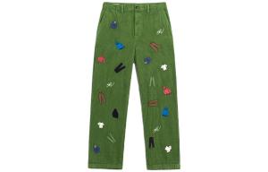 Повседневные брюки унисекс зеленые Gap, зеленый