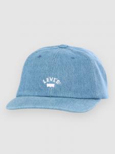 Бейсболка Levi's Lazy Girl Logo Cap, indigo light wash