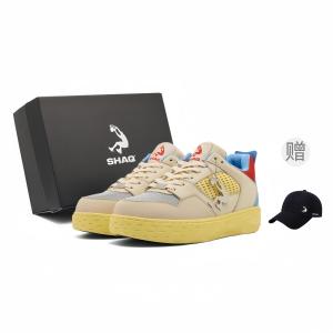 SHAQ Высокие устойчивые к истиранию дышащие нескользящие низкие скейтбордские кроссовки унисекс красно-желто-синие, цвет Red Yellow Blue[Box]
