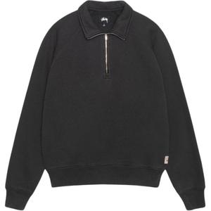 Relaxed Half Zip Stussy, черный