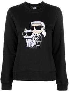 Karl Lagerfeld толстовка Ikonik Karl & Choupette, черный