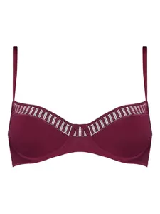 Кружевной бюстгальтер с уплотненными чашками ERES, фиолетовый