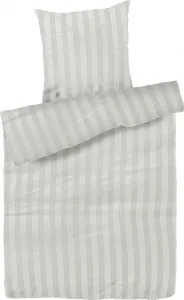 Постельное белье из дамаска 135x200 в песочную полоску, пододеяльник 135x200 в блочную полоску, 100% хлопок Carpe Sonno