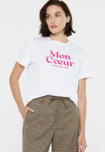 Футболка SENSES.THE LABEL TUL:IP MIT WORDING PRINT, Opticwhite/White