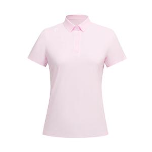 Футболка-поло женская DESCENTE, светло-розовый
