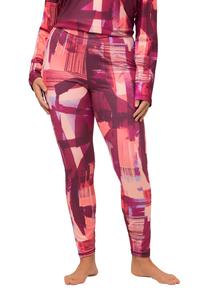 Узкие тренировочные брюки Ulla Popken, цвет mottled red