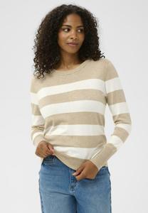 Джемпер Kaffe PULLOVER, Feather G M Chalk Wide Stripe/Beige