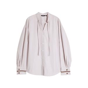 ELLE Рубашка Women's Stripes Lapel Moderate
