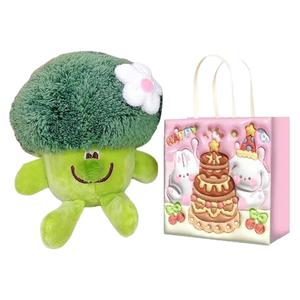 Брелок плюшевая кукла брокколи орхидея высота 15см FKOFR