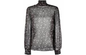 Рубашка женская коричневая Saint Laurent