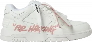 Кроссовки Off-White Wmns Out of Office 'For Walking - White Pink White Outsole', белый