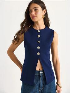 Жилет Bianco Lucci, темно-синий