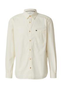 Рубашка на пуговицах классического кроя s.Oliver, кремовый