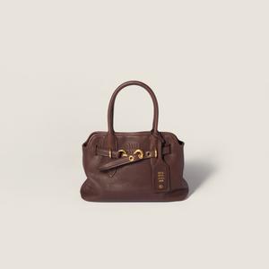 Сумка Aventure из наппы MIU MIU, коричневый