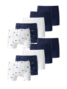 Трусы SCHIESSER, темно-синий/светло-синий/белый